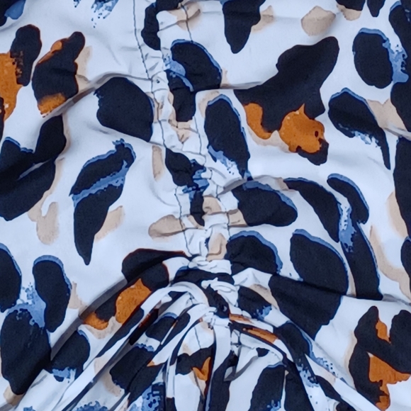 SHEIN Unity Leopard Print Ruched Drawstring Mini Skirt - Picture 3 of 16